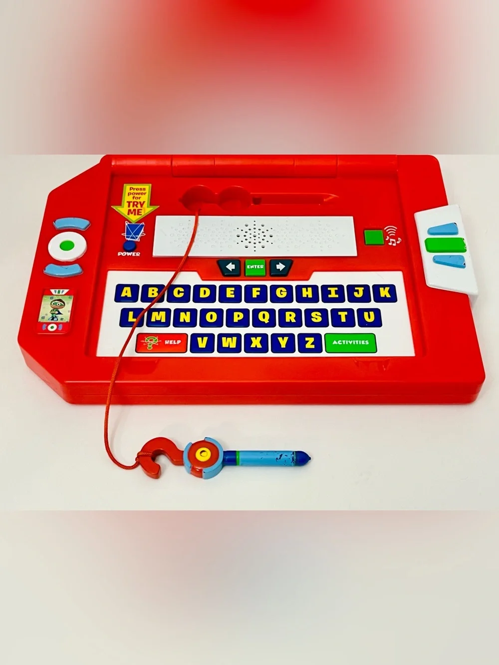 RARE Super Why! Touch and Learn Super Duper Computer Laptop WITH STYLUS HTF